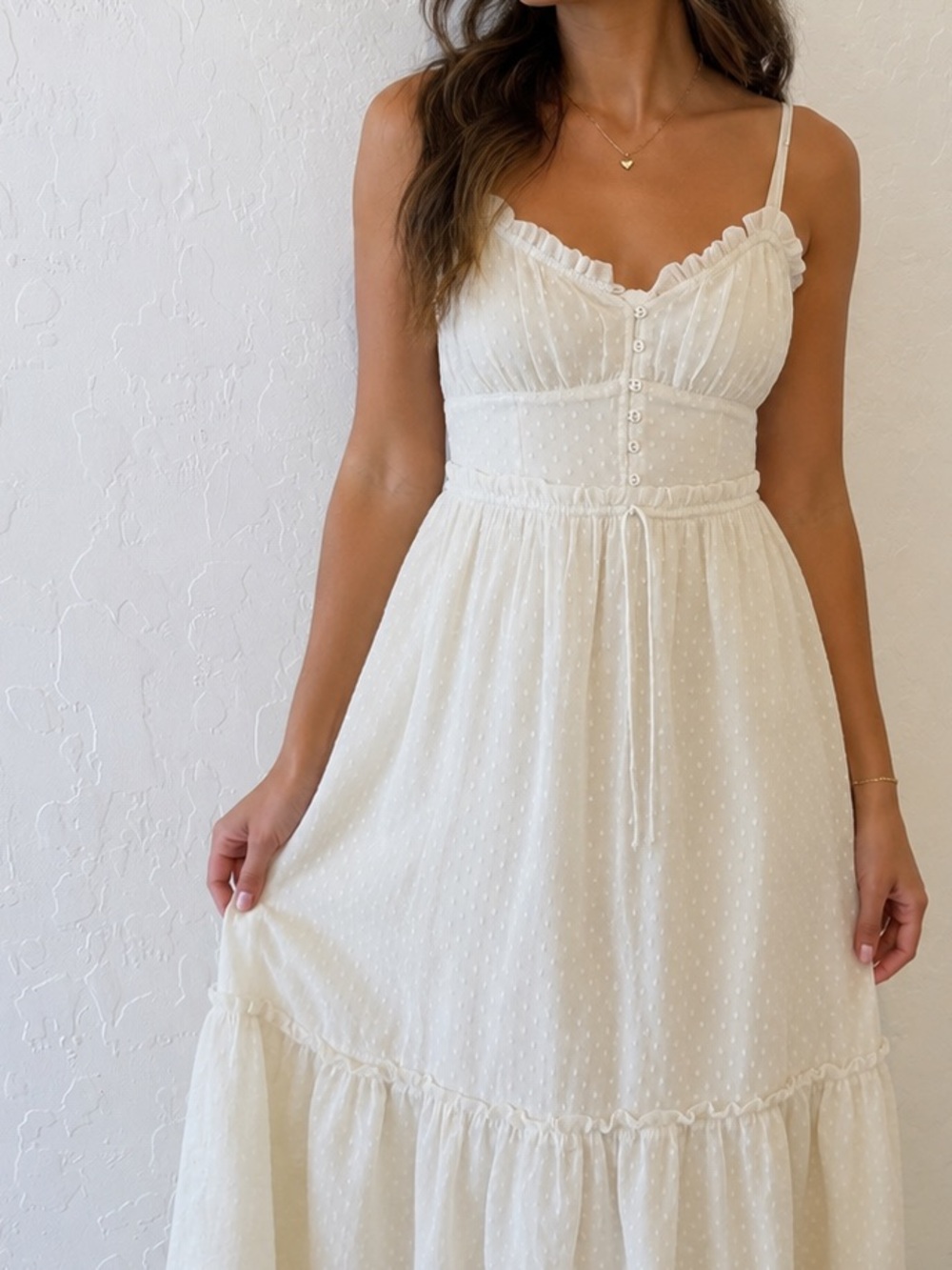 Patrons of Peace Cream Boho Dress